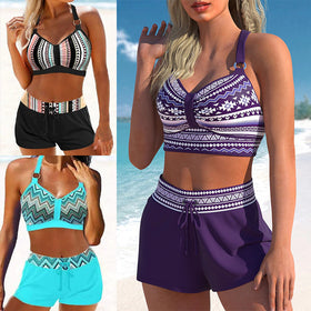Women's Fashion Trend Two-piece Hot Spring Swimsuit